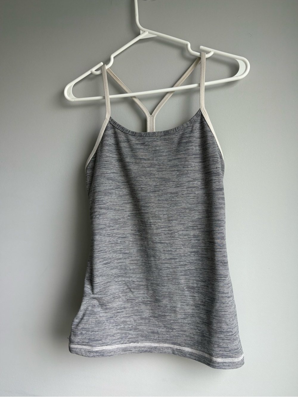 lululemon athletica Heather Gray Strappy Performance Camisole